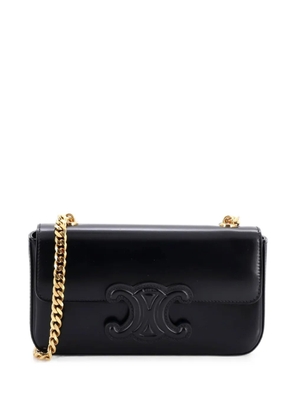 Celine Pre-Owned Triomphe Chain Leather Small shoulder bag - Black