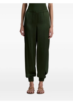 alice + olivia Declan elasticated trousers - Green