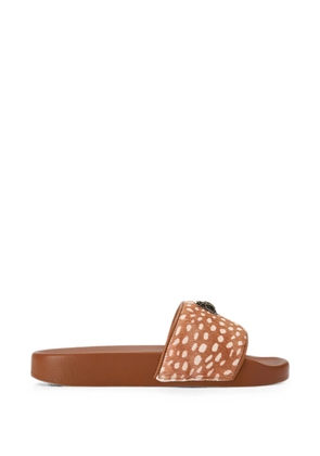 Kurt Geiger London Meena Eagle slides - Neutrals