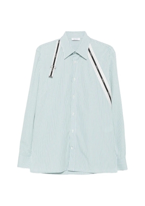 Alexander McQueen Harness striped shirt - Green