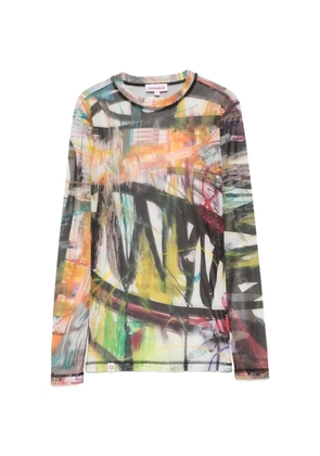 Charles Jeffrey Loverboy graphic-pattern T-shirt - Orange