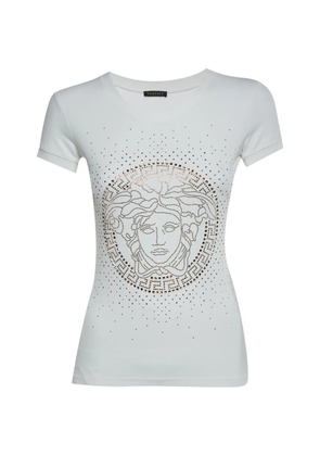 Versace Pre-Owned Medusa studded T-shirt - White