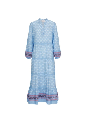 MC2 Saint Barth Leyde floral-print maxi dress - Blue