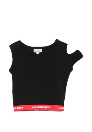 Charles Jeffrey Loverboy logo-waistband T-shirt - Black