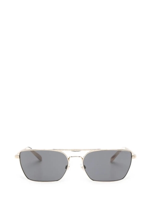 POLO RALPH LAUREN EYEWEAR double-bridge rectangle-frame sunglasses - Gold