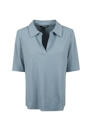 Lauren Ralph Lauren V-neck ribbed T-shirt - Blue