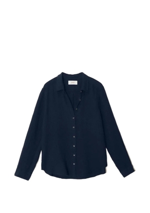 Xirena crinkled long-sleeve shirt - Blue