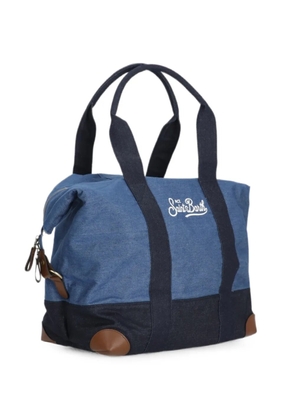 MC2 Saint Barth Travel duffel denim bag - Blue