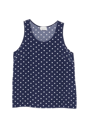 P.A.R.O.S.H. polka-dot sleeveless top - Blue