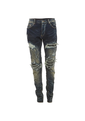 AMIRI distressed skinny-fit jeans - Blue