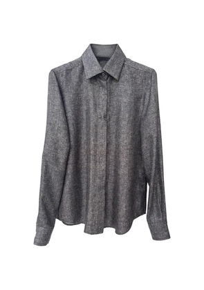 Barbara Bui marl-effect concealed-fastening shirt - Grey