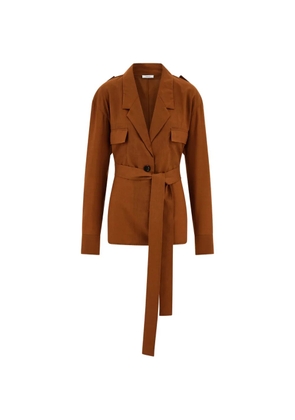Ferragamo deconstructed blazer - Brown