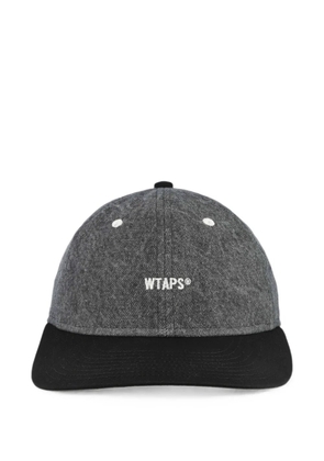 WTAPS T-6M 07 logo-embroidered denim cap - Black
