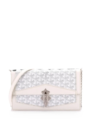 Goyard Pre-Owned Duchesse Marie-Caroline Bag Coated Canvas Small crossbody bag - White