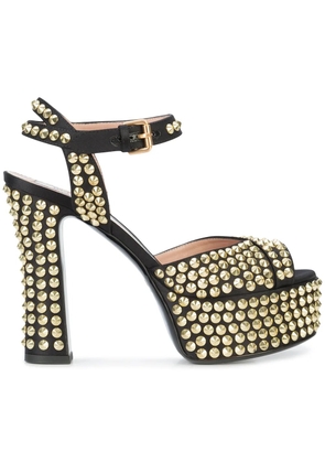 Moschino studded platform sandals - Black