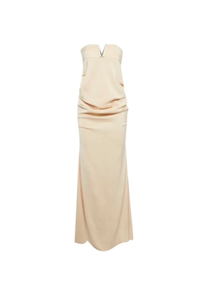 Elisabetta Franchi strapless maxi dress - Neutrals