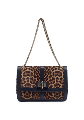 Christian Louboutin Pre-Owned Sweet Charity leopard-print shoulder bag - Black