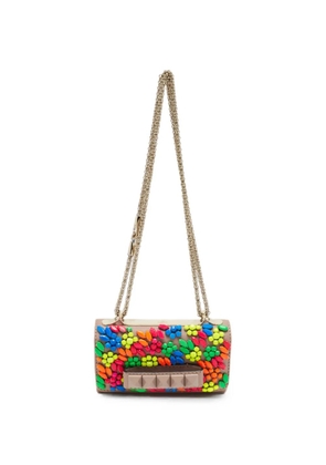 Valentino Garavani Pre-Owned Va Va Voom embellished shoulder bag - Neutrals