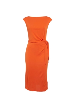 Ralph Lauren Vintage draped sleeveless midi dress - Orange