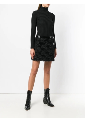 Moschino turtleneck mini dress - Black