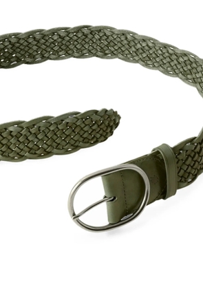 DRAGON DIFFUSION woven leather belt - Green