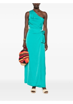 MOUTAKI one-shoulder maxi dress - Blue