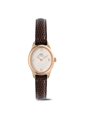 Daniel Wellington mini Ophelia Guilloché 22mm watch - White