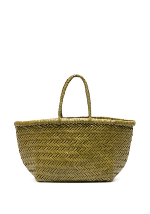 DRAGON DIFFUSION small Triple Jump woven tote bag - Green