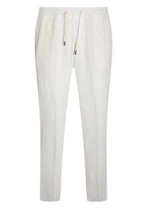 Altea linen tapered trousers - White