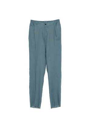Kiton elasticated-waistband trousers - Blue