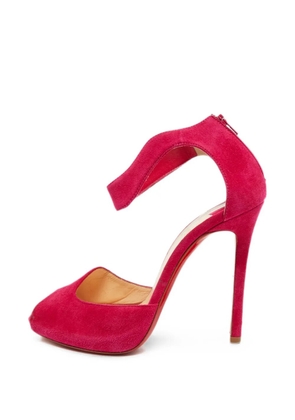 Christian Louboutin Pre-Owned Peep-toe ankle-strap pumps - Pink