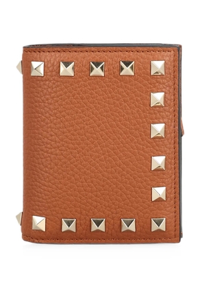 Valentino Garavani Rockstud bifold wallet - Brown