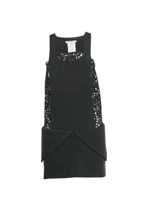 Givenchy Pre-Owned lace-paneled pleated dress - Black