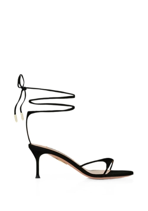 Aquazzura Bikini suede sandals - Black