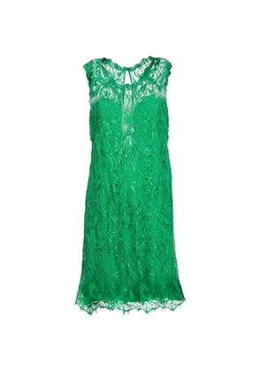 PUCCI Pre-Owned Guipure lace sleeveless mini dress - Green