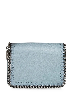 Stella McCartney Falabella diamond-cut chain wallet - Blue