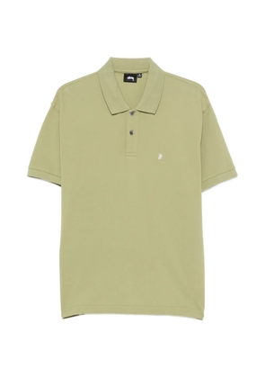Stüssy logo-embroidered polo shirt - Green