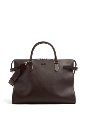 Valentino Garavani Antibes duffle bag in grained leather - Brown