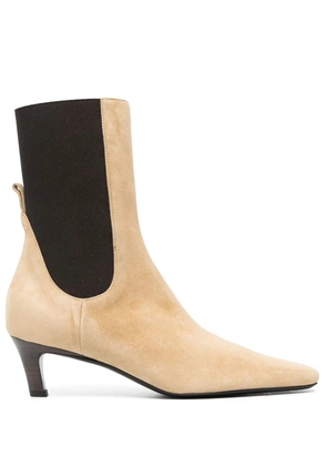 TOTEME square-toe ankle boots - Neutrals