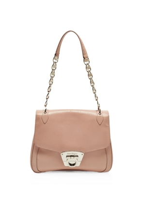 Ferragamo Pre-Owned Gancini flap shoulder bag - Pink