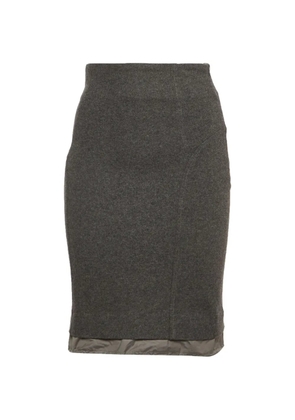 Brunello Cucinelli Vintage panelled-design pencil skirt - Grey