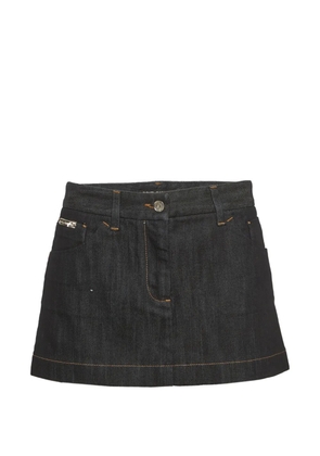 Dolce & Gabbana Pre-Owned button-up mini skirt - Blue
