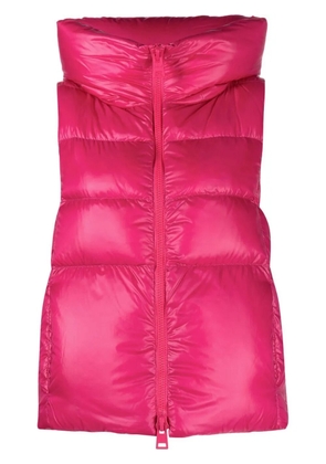 Herno sleeveless button-front gilet - Pink