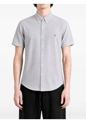 Polo Ralph Lauren embroidered-logo button-down shirt - Brown