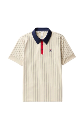 Fila Iconic BB1 striped polo shirt - Neutrals