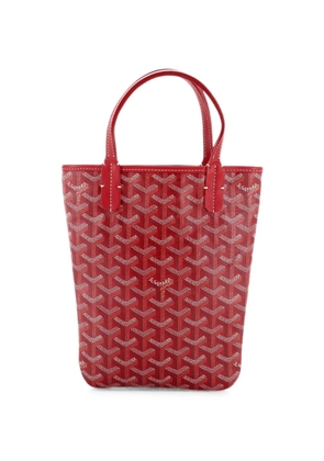 Goyard Pre-Owned Poitiers Coated Canvas Mini tote bag - Red