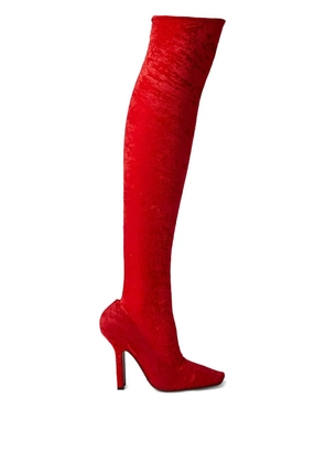 VETEMENTS knee-high boots - Red