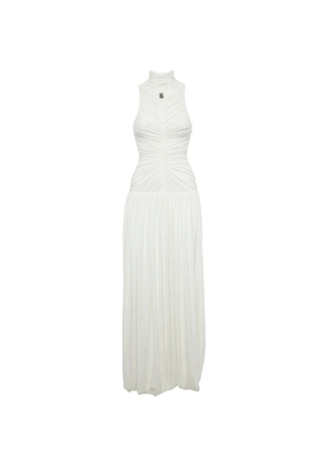 CHATS BY C.DAM ruched draped maxi dress - Neutrals