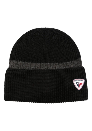 Rossignol Ethan logo-patch beanie - Black