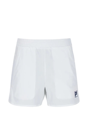 Fila logo-patch tennis shorts - White